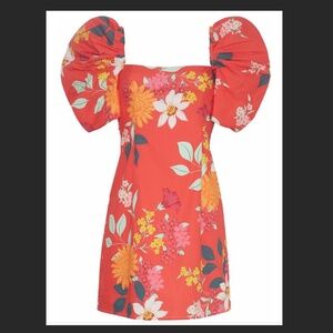 Cara Cara Kelly Dress, Punch Floral Spice